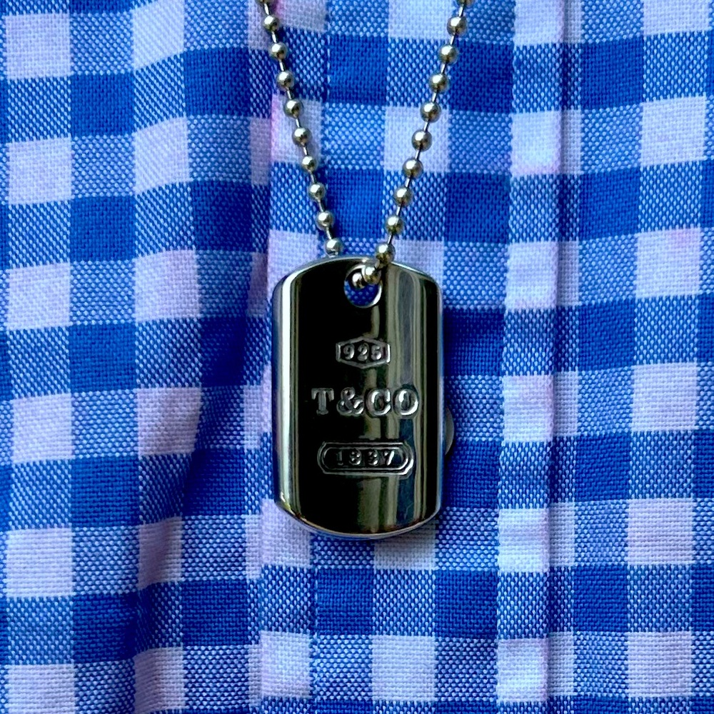 SALE 💥☀️🔆 Tiffany & Co Dog 🐕 Tag Sterling Silver 925